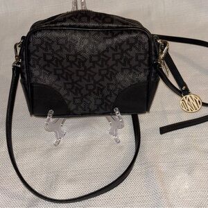 DKNY REHAB Black Camera Crossbody Bag